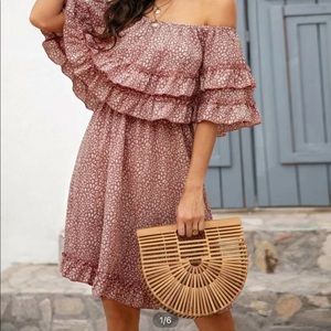 Off the shoulder dress